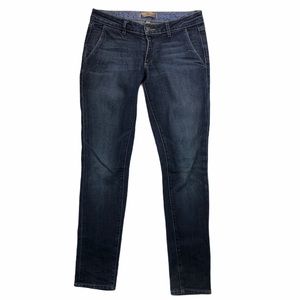 Paige dark wash straight leg jeans